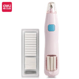 DELI Electric Erasers Battery Operated Low Noise Non-marking Erasers for Homework, Industrial Design Study Office Supplies