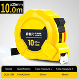 DELI High Precision Steel Measurement Tape System Auto Lock Tape Measure 3/5/7.5/10M Retractable Professional Measuring Tool