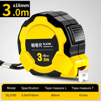 DELI High Precision Steel Measurement Tape System Auto Lock Tape Measure 3/5/7.5/10M Retractable Professional Measuring Tool