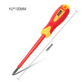DELI Insulated Phillips Slotted Screwdriver 1000V Electrician Screwdrivers Repair Tool Screw Driver Hand Tool with Magnetic Tip