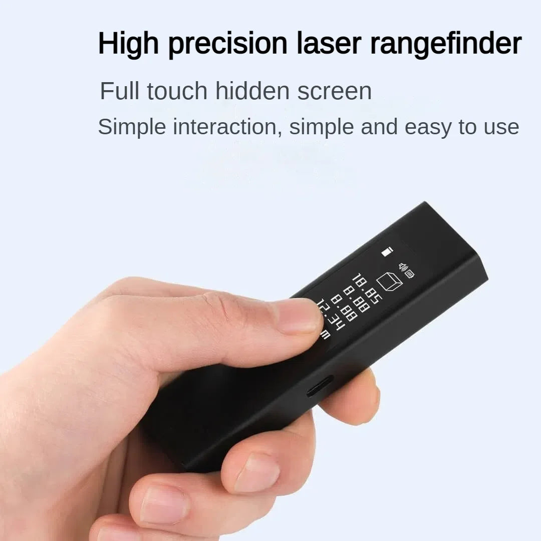 DELI Laser Rangefinder 40m Mini Distance Meter Measuring Tools 28g Por ...
