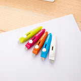 DELI Mini Cutter 5PCS Box Paper Cutter Portable Candy Color School supplies Utility Knife Cutter Stationery Cutting Knife