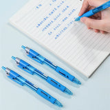 DELI Office Gel Pen 0.5mm Blue Black Red Gel Ink Pens Fast Dry Smooth Ink Soft Grip Writing Tools Stationery School Supply