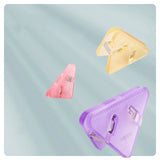DELI Paper Binding Clips Set Transparent Color Book Corner Clips File Index Binder Clipper Office School Supplies