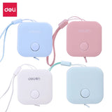 DELI Plastic Tape Measure Ruler 1.5 Meter Fashion Color Portable Pocket Ruler Tapes Stationery