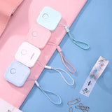 DELI Plastic Tape Measure Ruler 1.5 Meter Fashion Color Portable Pocket Ruler Tapes Stationery
