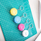 DELI Plastic Tape Measure Ruler 1.5 Meter Fashion Color Portable Pocket Ruler Tapes Stationery