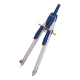 DELI Professional Compass Geometry Set with Lock Durable Zinc alloy Math Precision Drafting Drawing School Supplies