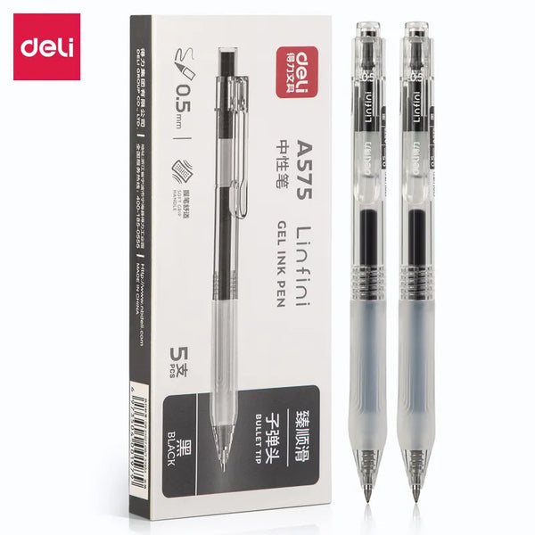 Muji Pen Red Black Blue Japan Click Gel Ink Pens 0.5mm Pens