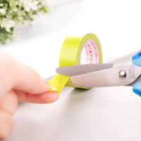 DELI School Scissors Soft-touch Cartoon Safe Scissor 135mm Hand Craft Paper Scissors for kids & Student Stationery