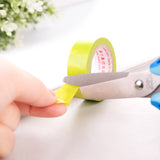 DELI School Scissors Soft-touch Cartoon Safe Scissor 135mm Hand Craft Paper Scissors for kids & Student Stationery