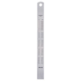 DELI Stainless Steel Straight Ruler Precision 15-30CM Flat Thick Metal Measuring Scale Tools Office Supplies