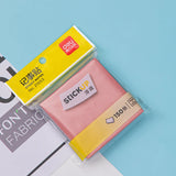 DELI Sticky Notes Self Adhesive Memo Paper Notepad Morandi Color Notes Paper 15 Sheets Per Pad Office Supplies