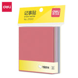 DELI Sticky Notes Self Adhesive Memo Paper Notepad Morandi Color Notes Paper 15 Sheets Per Pad Office Supplies