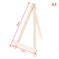 AOOKMIYA DIY Mini easel+Frame Set Pure Cotton Canvas Smooth and Practical Desktop Pure Pine Wood Frame Exhibition