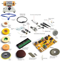 DIY Polishing Machine para Woodworking, Jade Jewelry, Dental Bench, Lathe Machine, Moagem Machine