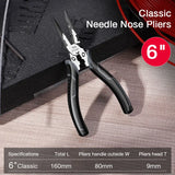 DeLi Universal Wire Cutter Diagonal Pliers Crimping Pliers Needle Nose Pliers Multifunctional Hardware Hand Tools Electrician