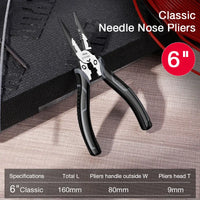 DeLi Universal Wire Cutter Diagonal Pliers Crimping Pliers Needle Nose Pliers Multifunctional Hardware Hand Tools Electrician
