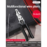 DeLi Universal Wire Cutter Diagonal Pliers Crimping Pliers Needle Nose Pliers Multifunctional Hardware Hand Tools Electrician