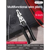 DeLi Universal Wire Cutter Diagonal Pliers Crimping Pliers Needle Nose Pliers Multifunctional Hardware Hand Tools Electrician