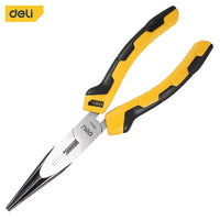 DeLi Universal Wire Cutter Diagonal Pliers Crimping Pliers Needle Nose Pliers Multifunctional Hardware Hand Tools