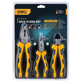 DeLi Universal Wire Cutter Diagonal Pliers Crimping Pliers Needle Nose Pliers Multifunctional Hardware Hand Tools