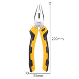 DeLi Universal Wire Cutter Diagonal Pliers Crimping Pliers Needle Nose Pliers Multifunctional Hardware Hand Tools