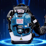 Decídua Estrada Poeira Remoção Vento Extintor de Fogo, 4-Stroke Mochila, Snow Blower, Parque Poeira, 76 cc