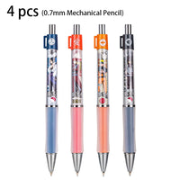 Deli 0.5mm 0.7mm Mechanical Pencil Naruto Anime Pen Drawing Sketch Tools High-quality Pen School Supplies Office Pen Stationery