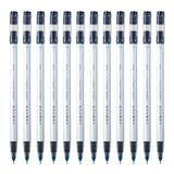 Deli 0.5mm Gel Pen High Quality Dual Power Black Color 12pcs/box Needdle Tip Writing Pen School Stationery Supplies