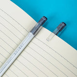 Deli 0.5mm Gel Pen High Quality Dual Power Black Color 12pcs/box Needdle Tip Writing Pen School Stationery Supplies