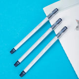 Deli 0.5mm Gel Pen High Quality Dual Power Black Color 12pcs/box Needdle Tip Writing Pen School Stationery Supplies