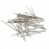 Deli 0016 Standard Pin 2# 50pcs Nickel-plated Rust-proof Tack Nail Straight Fixed Cloth Pin Manual Positioning Home Office Pin