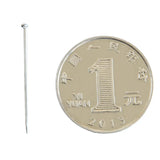 Deli 0016 Standard Pin 2# 50pcs Nickel-plated Rust-proof Tack Nail Straight Fixed Cloth Pin Manual Positioning Home Office Pin