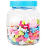 Deli 0054 Colorful Metal Push Pin Plastic Tacks Making ThumbTacks Cork Board Tachuelas Home Office Meeting