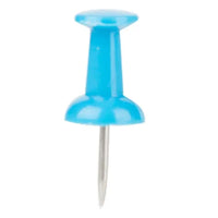 Deli 0054 Colorful Metal Push Pin Plastic Tacks Making ThumbTacks Cork Board Tachuelas Home Office Meeting