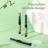 Deli 1 PC Straight Liquid Pen 0.5mm 3 Colors Ink Writing Supplies S856