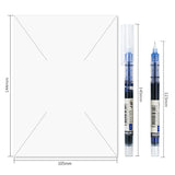 Deli 1 PC Straight Liquid Pen 0.5mm 3 Colors Ink Writing Supplies S856