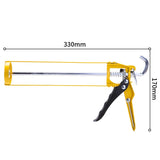 Deli 1 PCS 330x170mm Double Rod Glue Gun Portable Glue Change Design Multifunctional Simple One-button Hand Press Caulking Gun