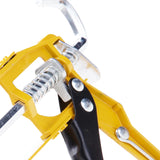 Deli 1 PCS 330x170mm Double Rod Glue Gun Portable Glue Change Design Multifunctional Simple One-button Hand Press Caulking Gun