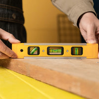 Deli 1 Pcs 100/230mm Level Measuring Instruments High Precision Leveling Tape Multifunction Woodworking Portable Measuring Tool