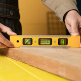 Deli 1 Pcs 100/230mm Level Measuring Instruments High Precision Leveling Tape Multifunction Woodworking Portable Measuring Tool