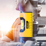 Deli 1 Pcs 100mm Mini Digital Protractor Multifunction Level Measuring Instruments Angle Measurement Slope Test Ruler