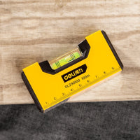 Deli 1 Pcs 100mm Mini Digital Protractor Multifunction Level Measuring Instruments Angle Measurement Slope Test Ruler
