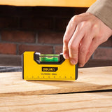 Deli 1 Pcs 100mm Mini Digital Protractor Multifunction Level Measuring Instruments Angle Measurement Slope Test Ruler