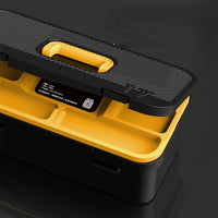 Deli 1 Pcs 14/17 Inch Household Tool Box PP Material Pressure Resistance Multifunction Electrician's Portable Tool Storage Boxes