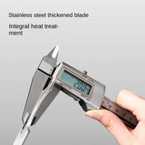 Deli 1 Pcs 3 Inch Multifunctional Putty Knife Thickened Stainless Steel Blade Household Hand Tool for Scrape, Spade, Paint, Fill