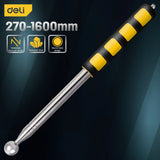 Deli 1 Pcs Adjustable Empty Drum Hammer Floor Test Rod Inspection Room Metal Testing Tools Multifunctional Telescopic Hammer