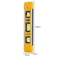 Deli 1 Pcs Mini Level Measurin High Precision Digital Scale Horizontal Length Measurement Capability Spirit Bubble Level Tool