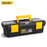 Deli 1 Pcs Multiple Specifications Double Layer Tools Storage Boxes Multifunctional Workers Portable Handle Tool Box Organizers